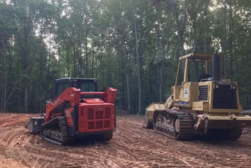 Kubota Track Loader with Crawler Dozer – Land Clearing Equipment